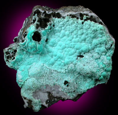 Chrysocolla and Aurichalcite from 79 Mine, Banner District, near Hayden, Gila County, Arizona