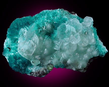 Aurichalcite from 79 Mine, Banner District, near Hayden, Gila County, Arizona