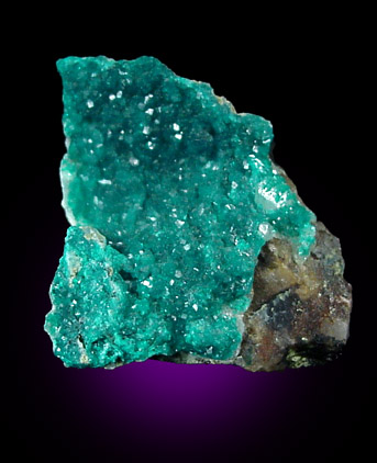 Dioptase from Ray Mine, Mineral Creek District, Pinal County, Arizona