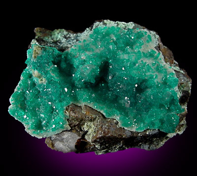 Dioptase from Ray Mine, Mineral Creek District, Pinal County, Arizona