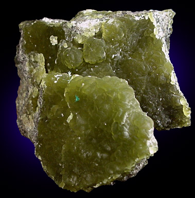 Smithsonite with Aurichalcite from 79 Mine, Banner District, near Hayden, Gila County, Arizona