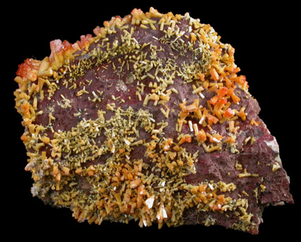 Vanadinite from Thunderbird Mine, Pinal County, Arizona