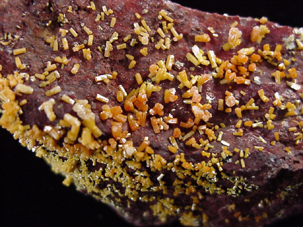 Vanadinite from Thunderbird Mine, Pinal County, Arizona