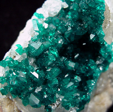 Dioptase from Altyn-Tyube, 66 km east of Karagandy, Karaganda Oblast', Kazakhstan (Type Locality for Dioptase)