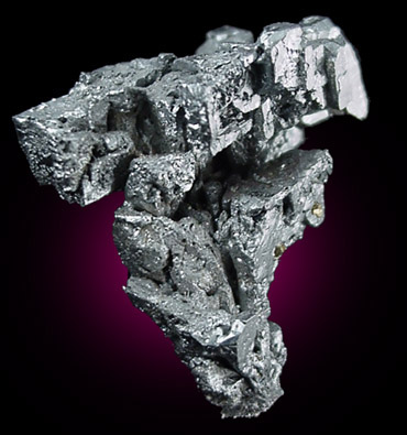 Acanthite from La Sirena Mine, Level 590, Guanajuato, Mexico