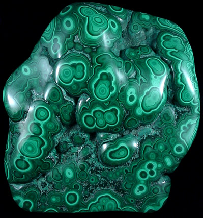 Malachite from Lubumbashi, Katanga Copperbelt, Haut-Katanga Province, Democratic Republic of the Congo