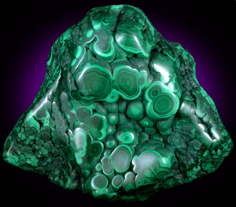 Malachite from Lubumbashi, Katanga Copperbelt, Haut-Katanga Province, Democratic Republic of the Congo