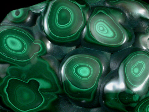 Malachite from Lubumbashi, Katanga Copperbelt, Haut-Katanga Province, Democratic Republic of the Congo