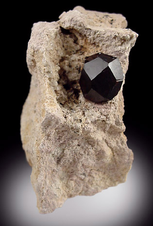 Almandine Garnet from Garnet Hill, 7.5 km WNW of Ely, White Pine County, Nevada