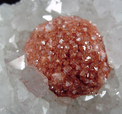 Fluorite on Quartz from Makodari, Nasik, Maharastra, India