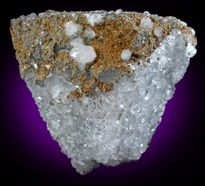 Fluorite, Calcite, Pyrite from Samine Fluorite Mine, Djebel el Hammam, 44 km southwest of Meknes, Morocco