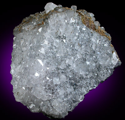 Fluorite, Calcite, Pyrite from Samine Fluorite Mine, Djebel el Hammam, 44 km southwest of Meknes, Morocco