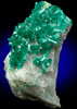 Dioptase with Plancheite from Omaue, Kaokoveld, Namibia