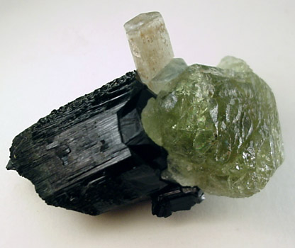 Beryl var. Aquamarine, Fluorite, Schorl Tourmaline from Erongo Mountains, Namibia