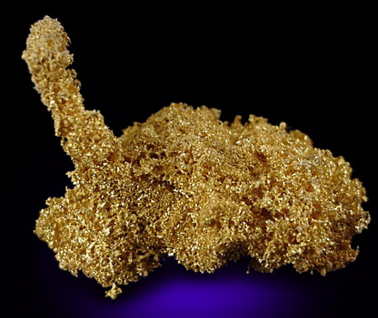 Gold from Mystic Mine, north of Sun City, Maricopa County, Arizona