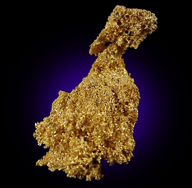 Gold from Mystic Mine, north of Sun City, Maricopa County, Arizona