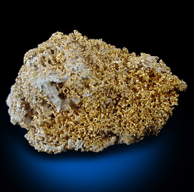 Gold in Quartz from Mystic Mine, north of Sun City, Maricopa County, Arizona