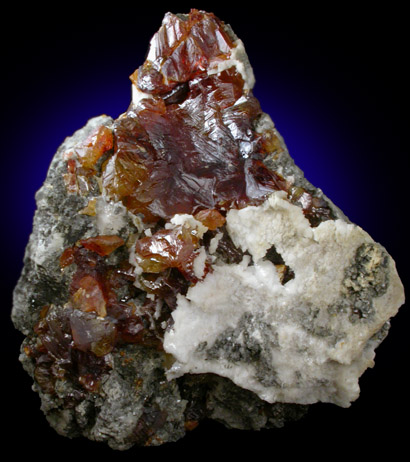 Sphalerite and Dolomite from Las Manforas Mine, Aliva, Picos de Europa Mountains, Spain