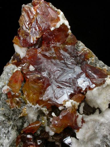 Sphalerite and Dolomite from Las Manforas Mine, Aliva, Picos de Europa Mountains, Spain