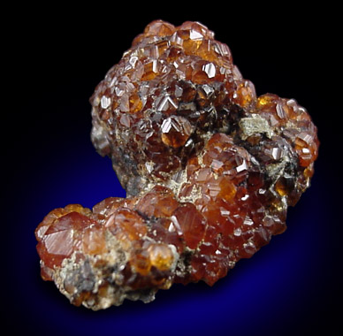 Spessartine Garnet on Microcline from Tongbei-Yunling District, Fujian Province, China