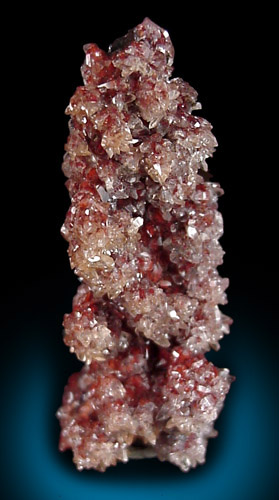 Calcite and Hematite stalactite from Mine Ojuela, Mapimi, Durango, Mexico