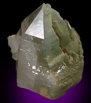 Quartz with Chlorargyrite from Huachuca Mountains, near Miracle Valley, Cochise County, Arizona