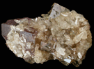 Calcite on Fluorite from Cave-in-Rock District, Hardin County, Illinois