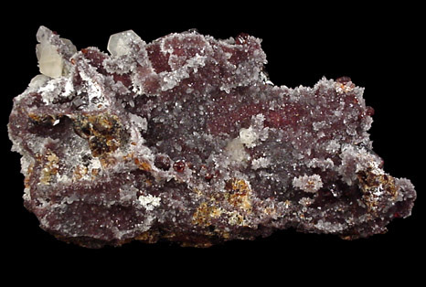Sphalerite, Calcite, Quartz from Shuikoushan Mine, Hunan Province, China
