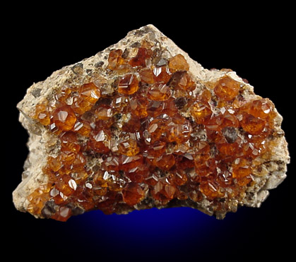 Spessartine Garnet on Microcline from Putian, Tongbei-Yunling District, Fujian Province, China