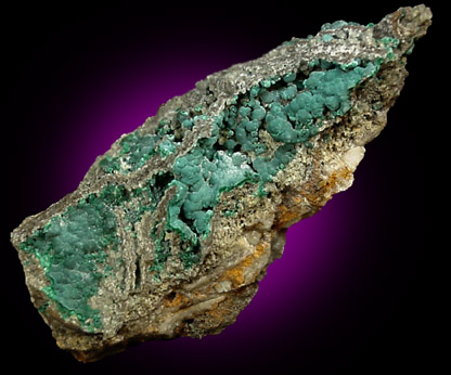 Malachite from Kelly Mine, Magdalena District, Socorro County, New Mexico