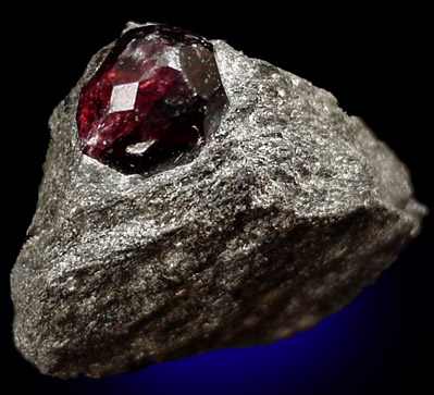 Almandine Garnet from Garnet Ledge, east shore of Stikine River Delta, 11 km north of Wrangell, Alaska