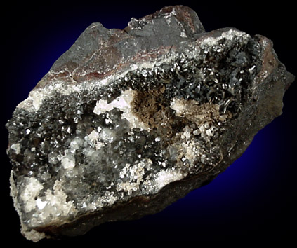 Hematite and Quartz from Isabella Mine, Palmer, Marquette County, Michigan