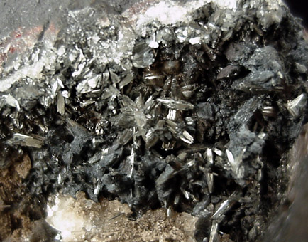 Hematite and Quartz from Isabella Mine, Palmer, Marquette County, Michigan