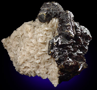 Sphalerite, Chalcopyrite, Dolomite from Eagle Picher Mine, Picher, Ottawa County, Oklahoma