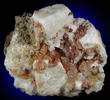 Chabazite on Apophyllite from Route 46 road cut, Little Falls, Passaic County, New Jersey