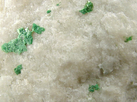 Torbernite from Chalk Mountain, Spruce Pine, Mitchell County, North Carolina