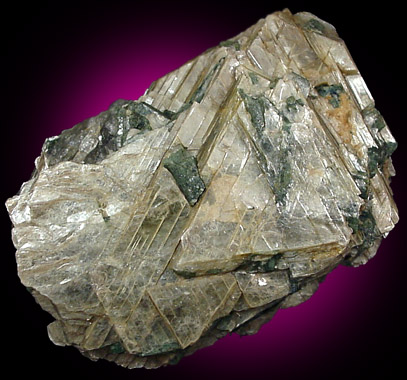 Elbaite Tourmaline in Muscovite from Strickland Quarry, Collins Hill, Portland, Middlesex County, Connecticut