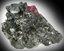 Tetrahedrite, Quartz, Rhodochrosite, Pyrite, Galena from Sweet Home Mine, Buckskin Gulch, Alma District, Park County, Colorado