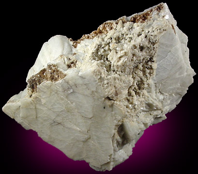 Albite var. Cleavelandite with Pyrite from Gillette Quarry, Haddam Neck, Middlesex County, Connecticut