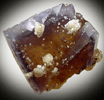 Fluorite with Calcite from Cave-in-Rock District, Hardin County, Illinois