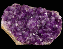 Quartz var. Amethyst from Catalan Agate-Amethyst District, Souther Paran Basalt Basin, Artigas, Uruguay