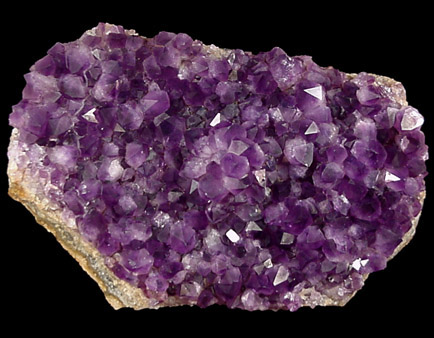 Quartz var. Amethyst from Catalan Agate-Amethyst District, Souther Paran Basalt Basin, Artigas, Uruguay