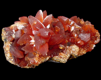 Rhodochrosite from Horhausen, (Grube Louise?), Nassau, Germany