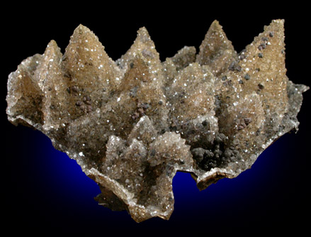 Quartz pseudomorph after Calcite from Guanajuato, Mexico