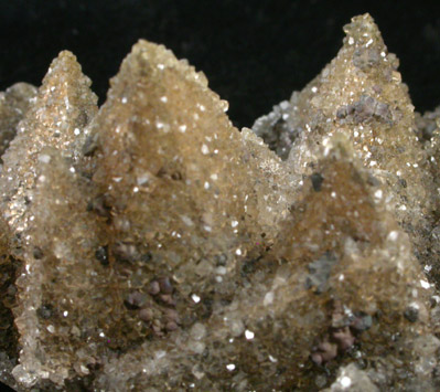 Quartz pseudomorph after Calcite from Guanajuato, Mexico