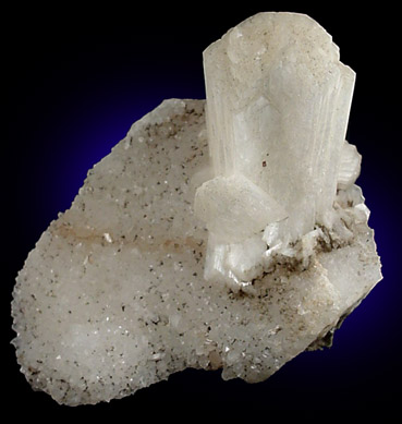 Stilbite on Quartz from BerufjrOur, Iceland