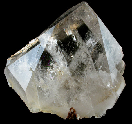 Quartz with Hematite phantom from Switzerland