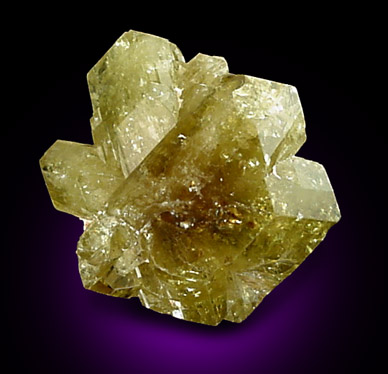 Chrysoberyl (sixling-twin) from Esprito Santo, Brazil