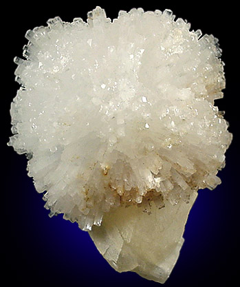 Natrolite on Calcite from Bergen Hill (ca. 1900), Hudson County, New Jersey