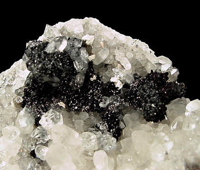 Hematite on Quartz from Upper New Street Quarry, Paterson, Passaic County, New Jersey